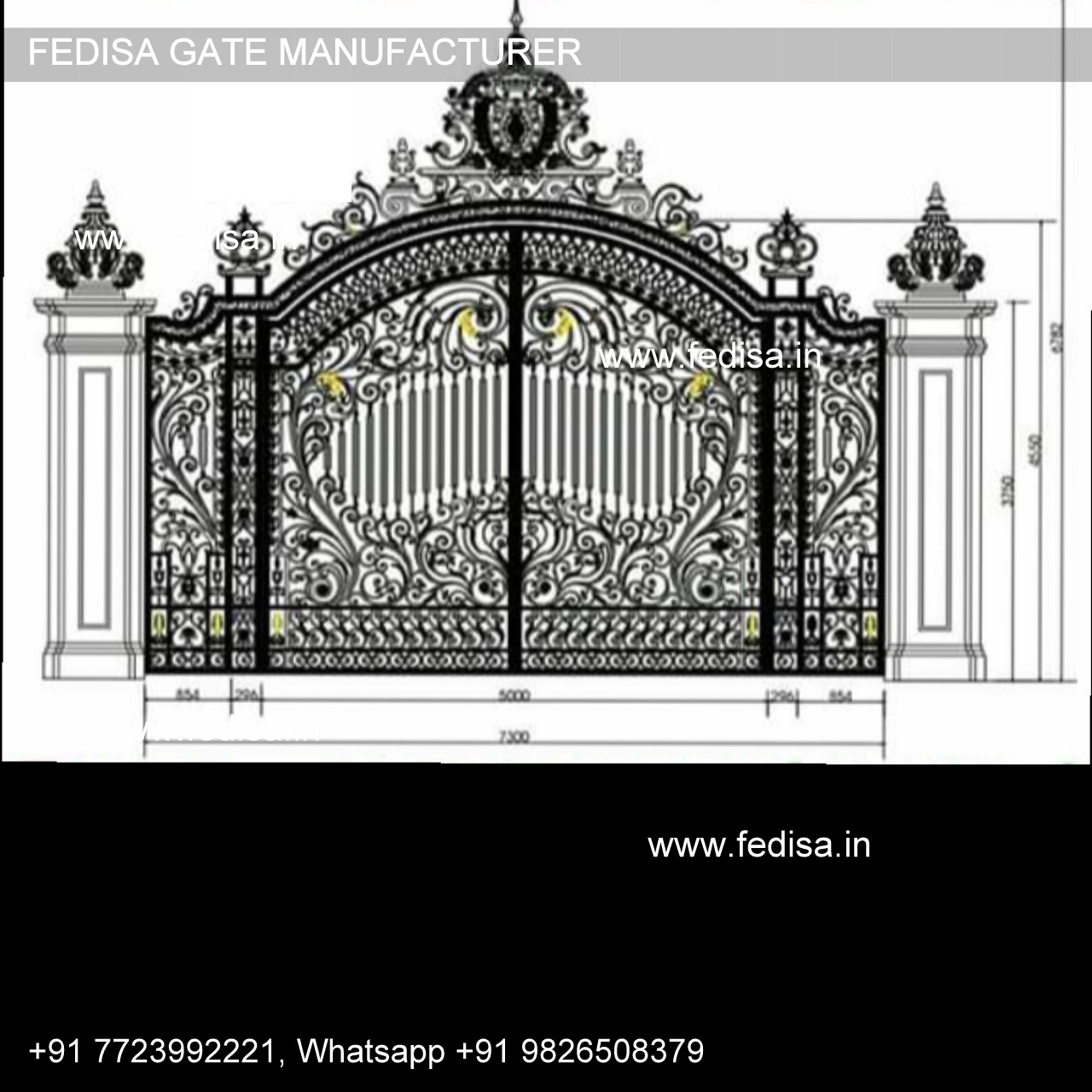Iron Main Gate-2073