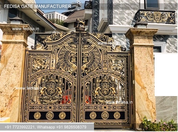 cổng nhôm đúc mẫu 06