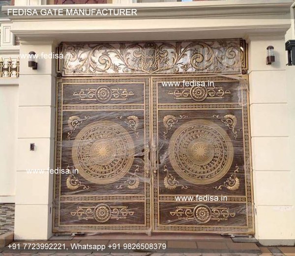 Mẫu cổng nhôm đúc đẹp nhất hiện nay