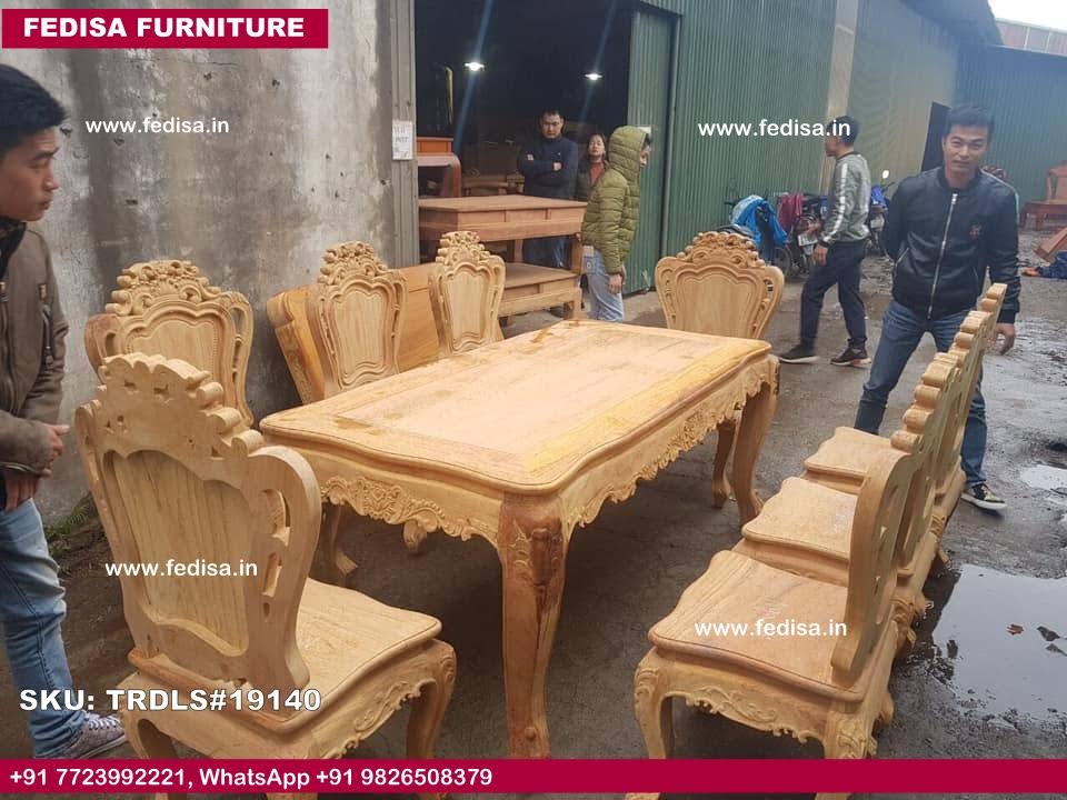 Traditional Teak Wood Sofa Set-1262