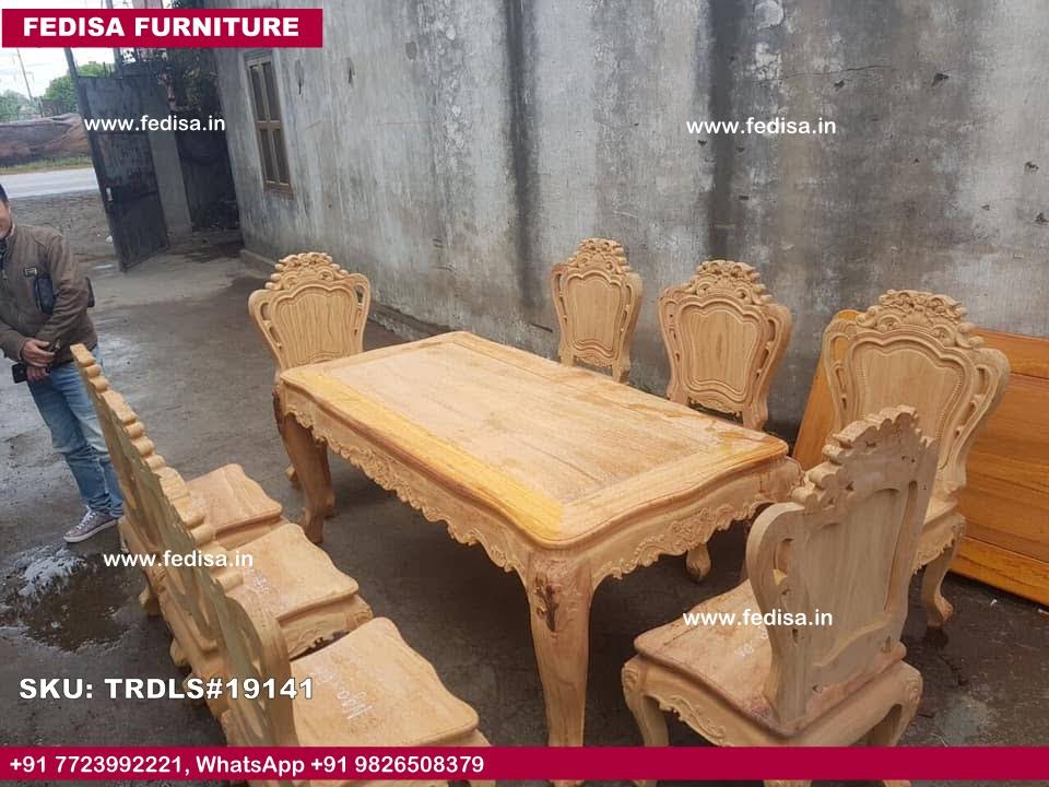 Traditional Teak Wood Sofa Set-1264