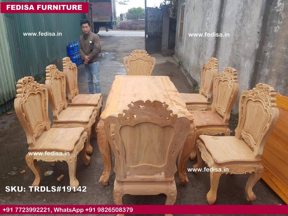Traditional Teak Wood Sofa Set-1266