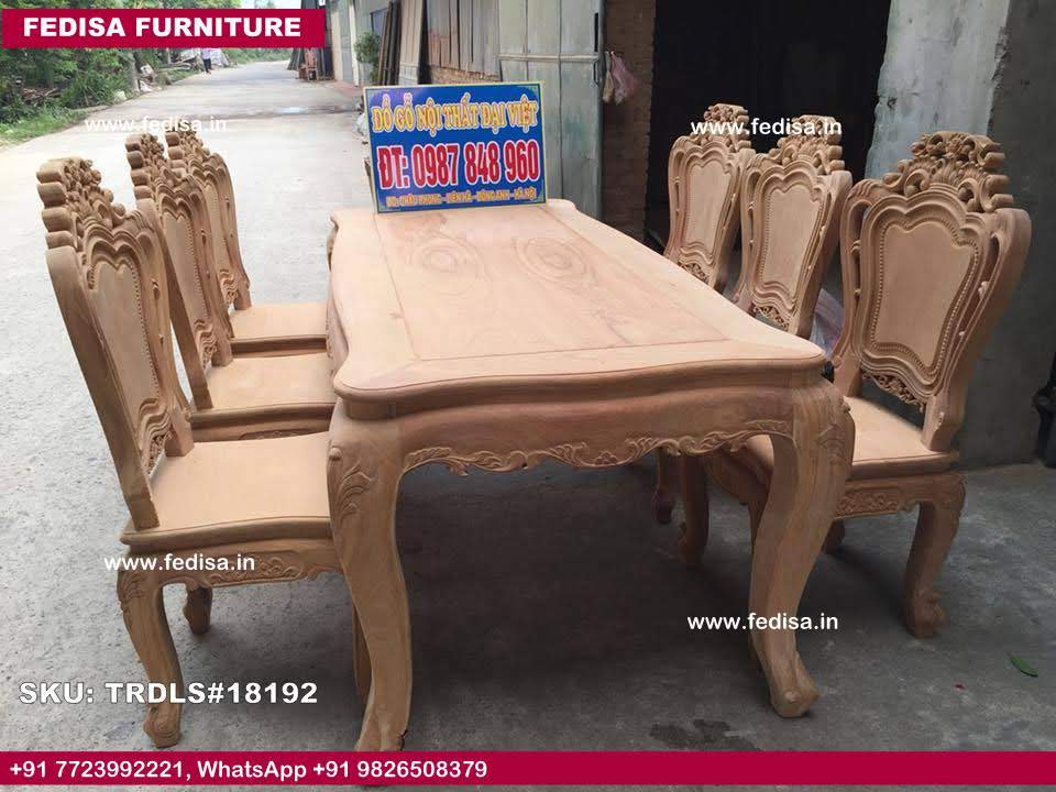 Traditional Teak Wood Sofa Set-1367
