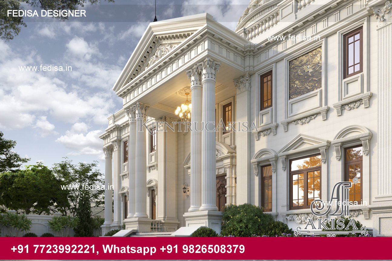 Mẫu biệt thự 2 tầng kiểu Pháp