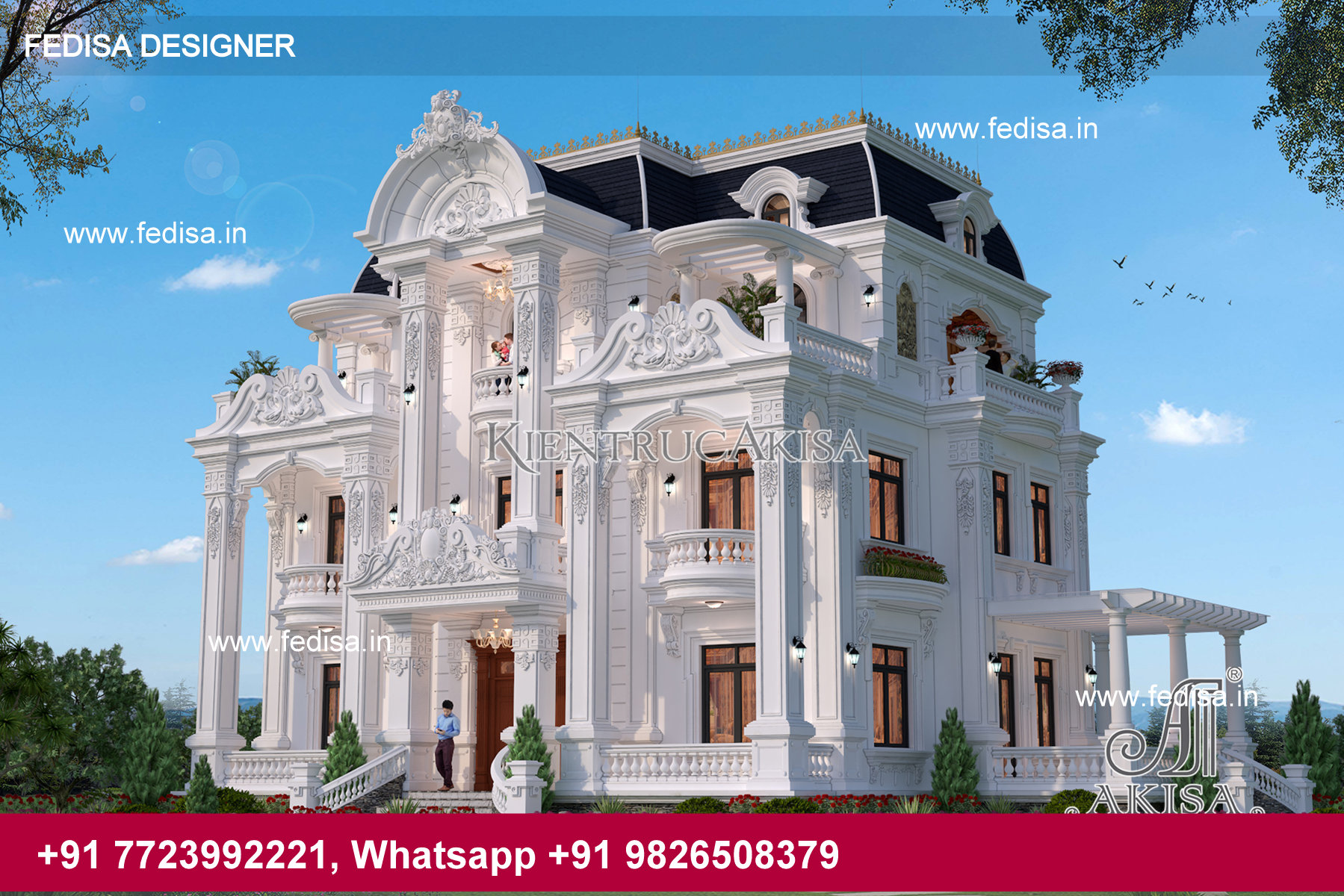 Thiet ke dinh thu kieu Phap