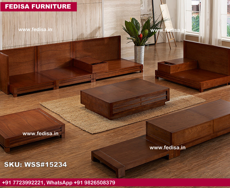 Wooden Sofa Set-0194