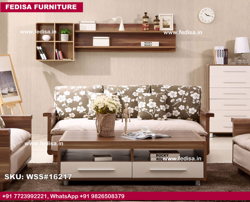 Wooden Sofa Set-0349