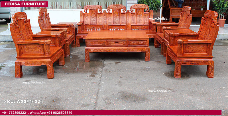 Wooden Sofa Set-0359