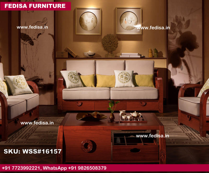 Wooden Sofa Set-0381