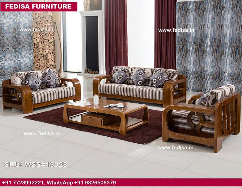 Wooden Sofa Set-0430