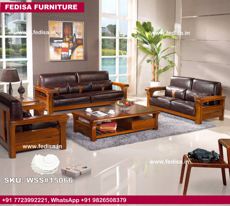 Wooden Sofa Set-0436