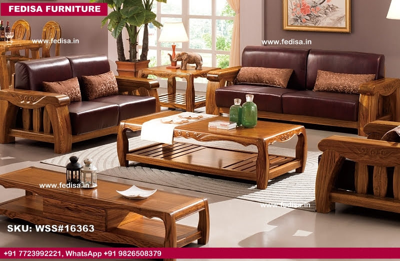 Wooden Sofa Set-0468