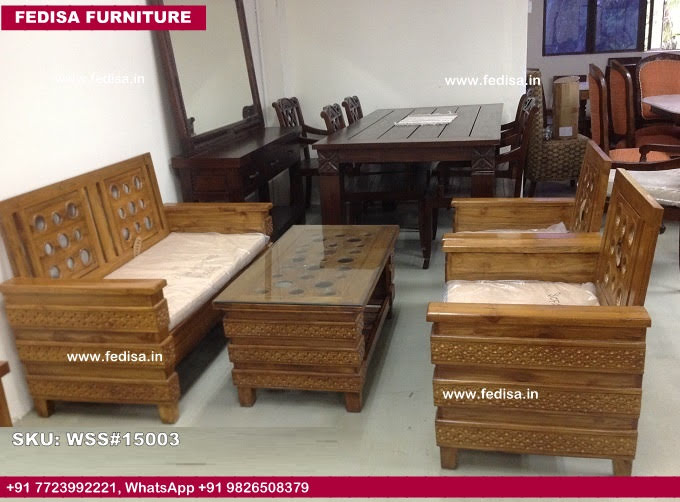 Wooden Sofa Set-0504