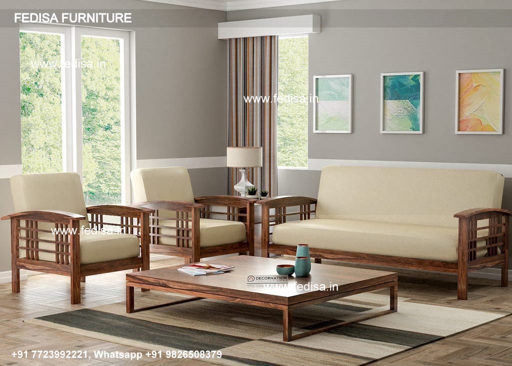 Wooden Sofa Set-0545