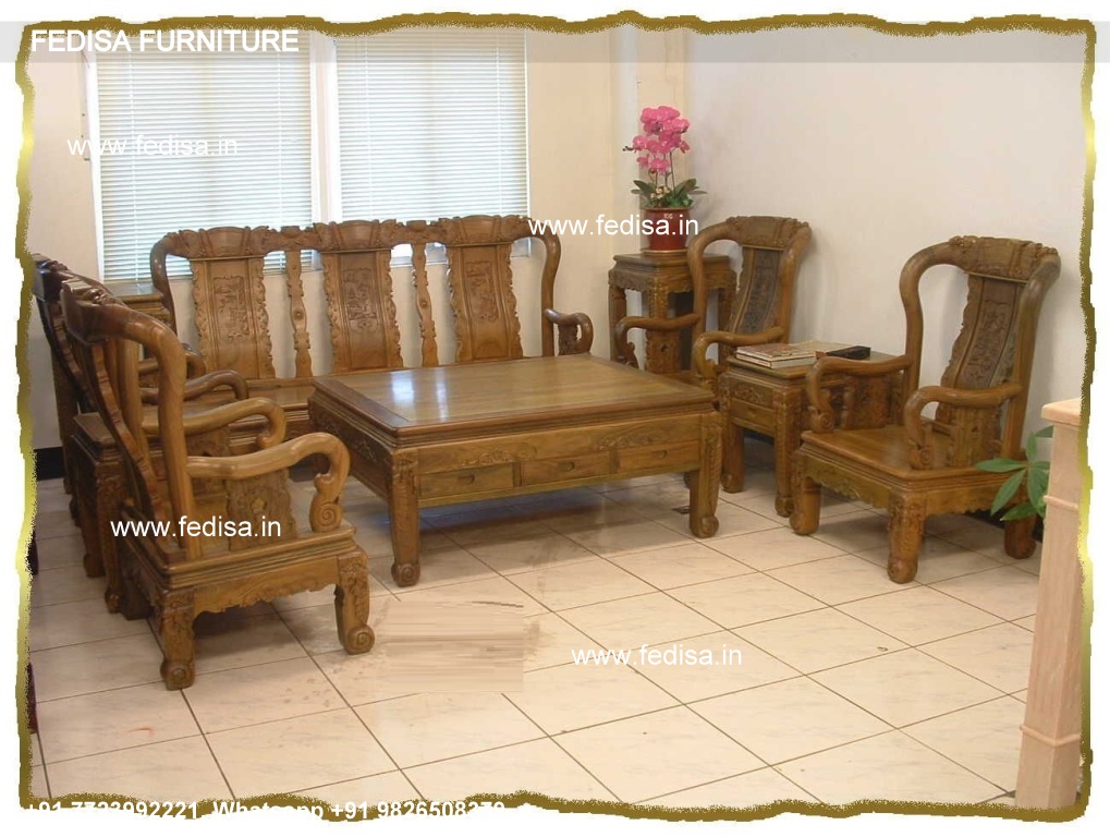 Wooden Sofa Set-0573