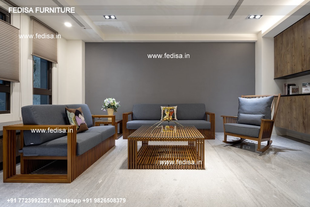 Wooden Sofa Set-0685