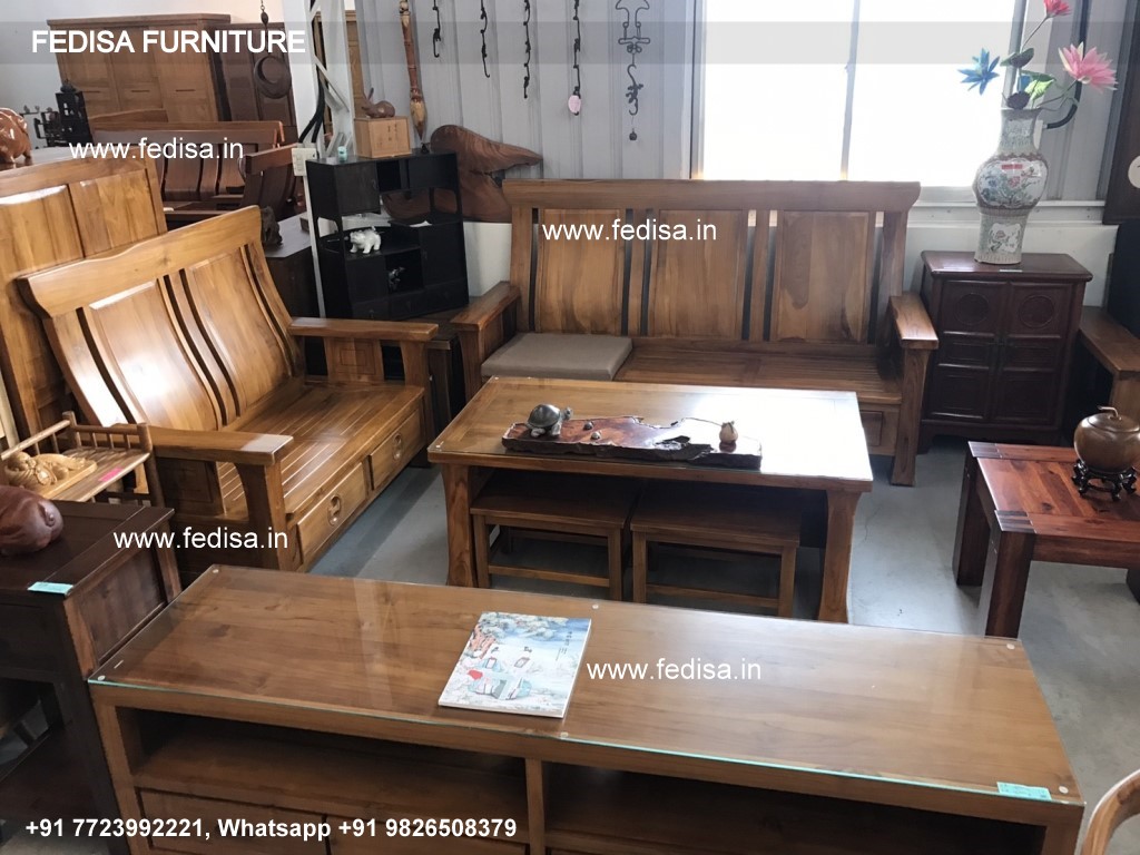 Wooden Sofa Set-0731