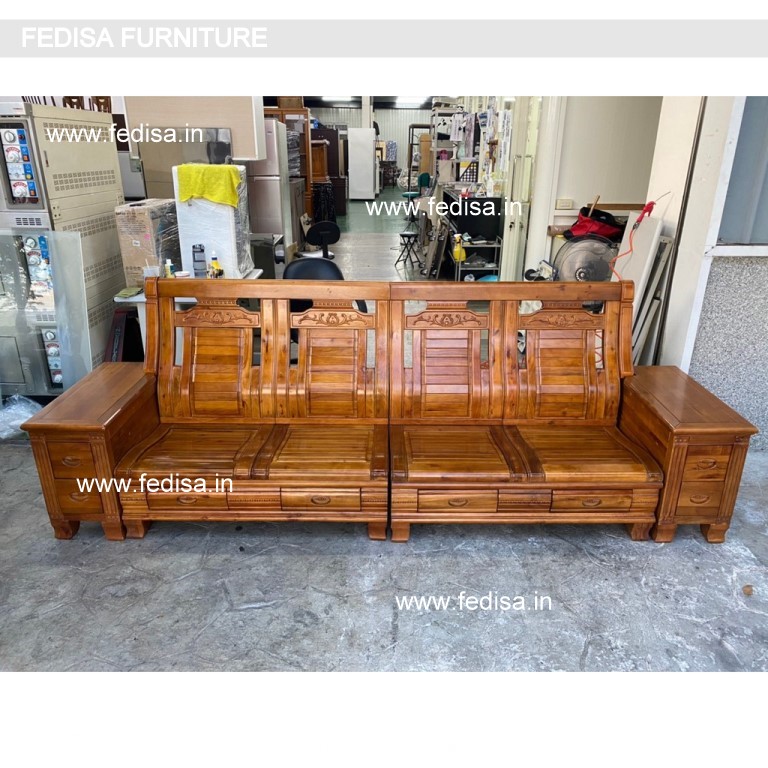 Wooden Sofa Set-0743