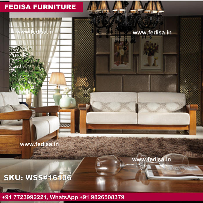 Wooden Sofa Set-0746