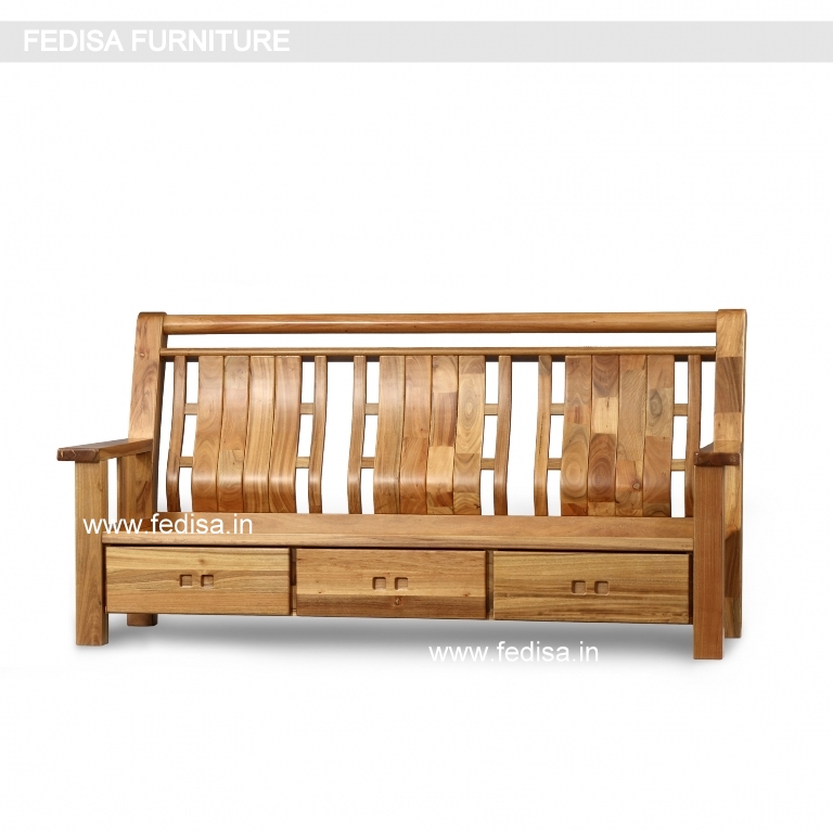 Wooden Sofa Set-0758
