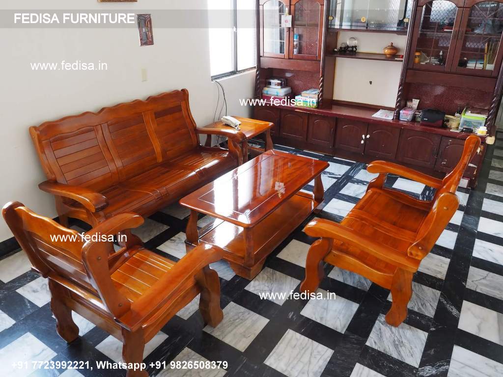 Wooden Sofa Set-0777