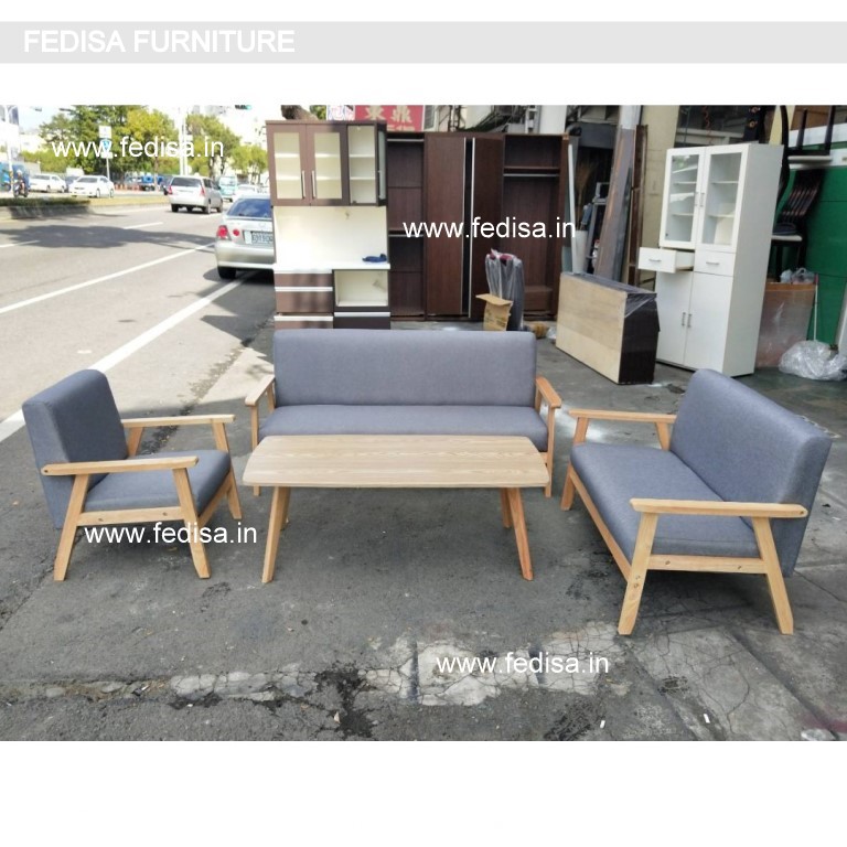Wooden Sofa Set-0814