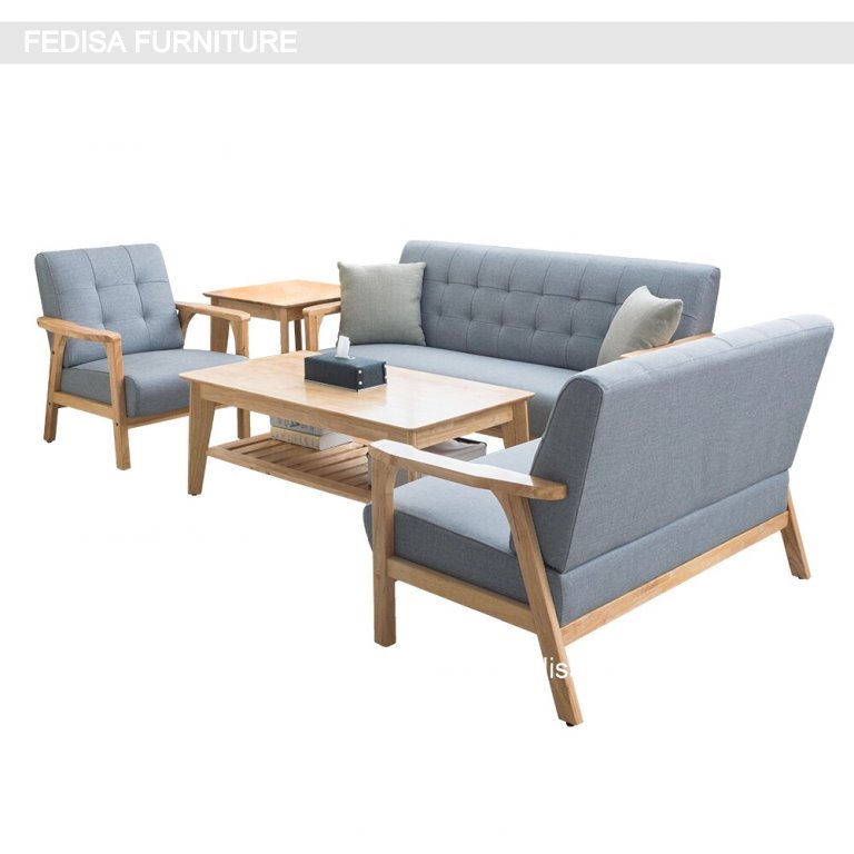 Wooden Sofa Set-0815