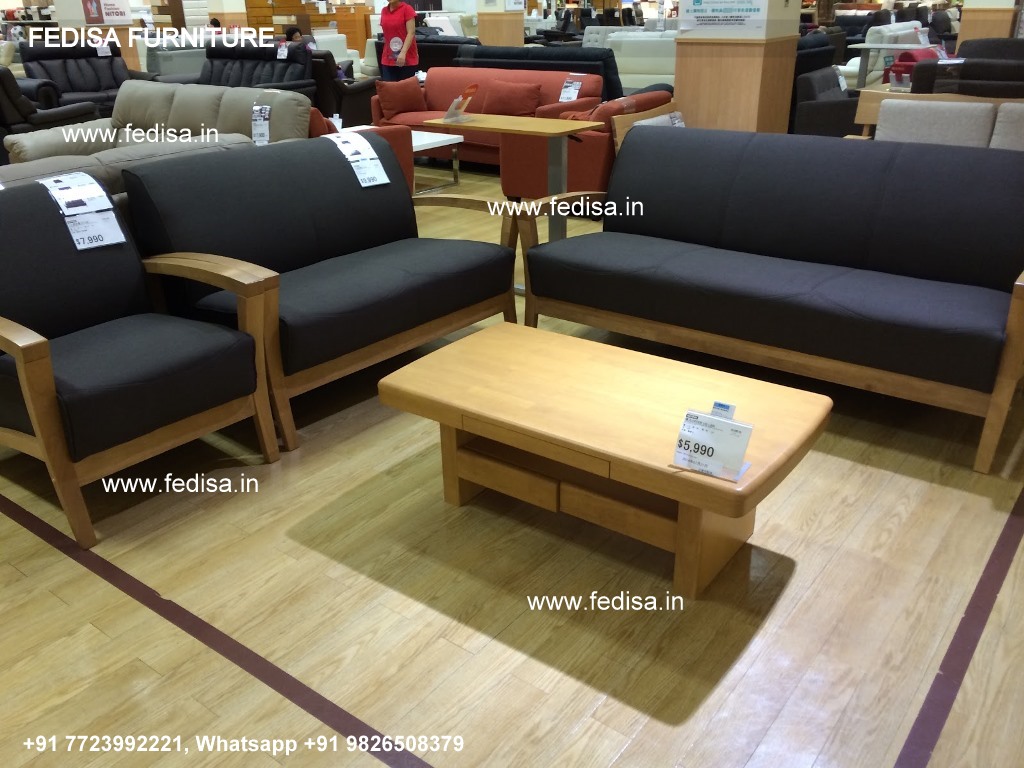 Wooden Sofa Set-0819