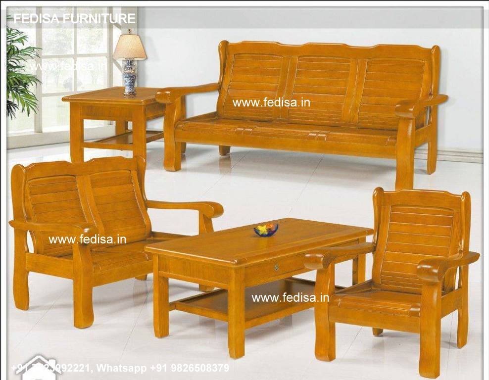 Wooden Sofa Set-0833