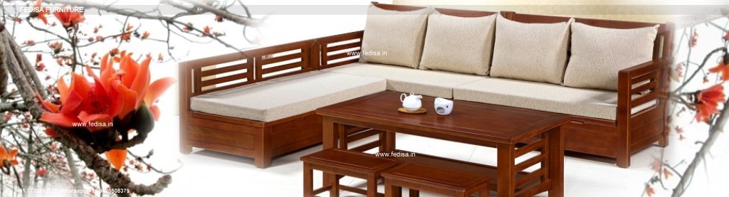 Wooden Sofa Set-0864