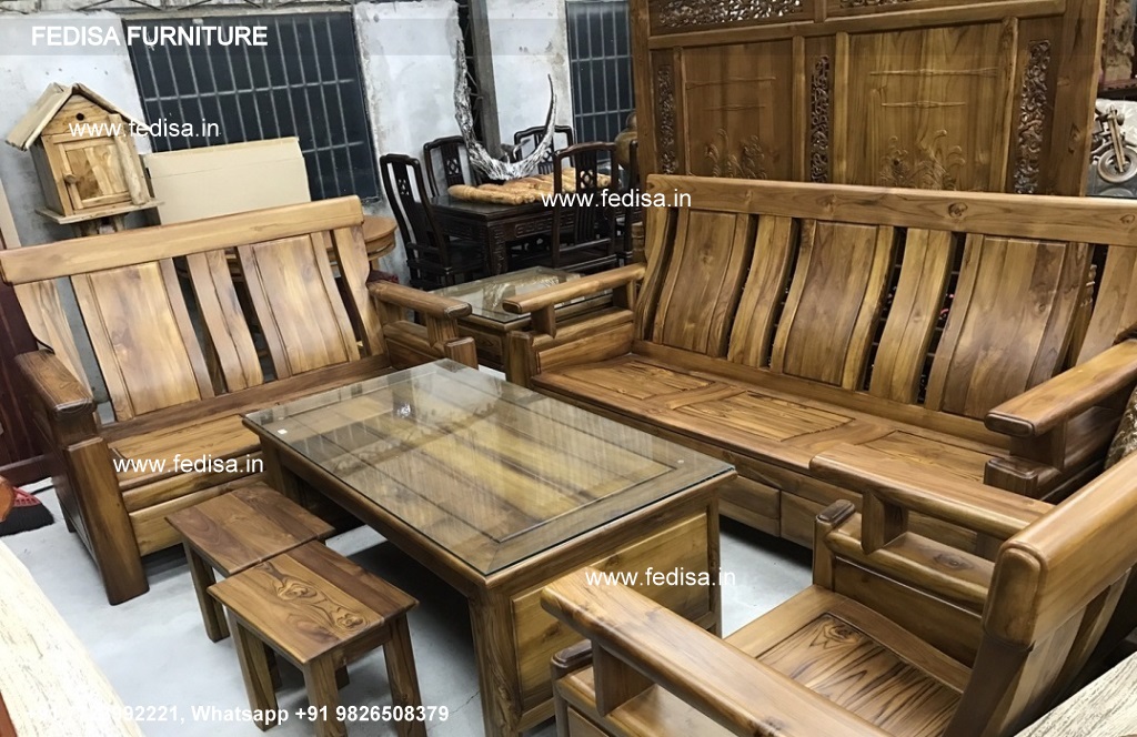 Wooden Sofa Set-0870