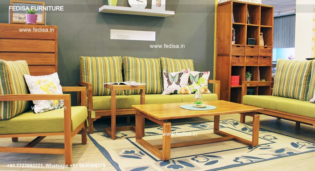 Wooden Sofa Set-0874