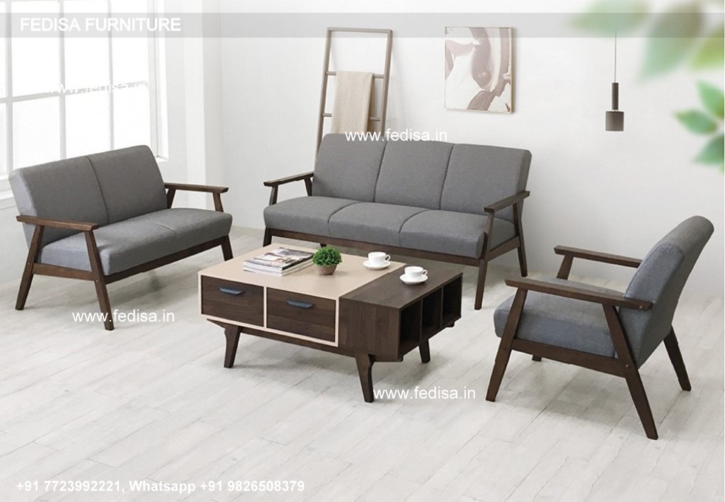 Wooden Sofa Set-0882