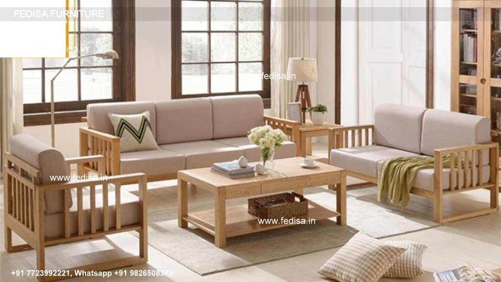Wooden Sofa Set-0888