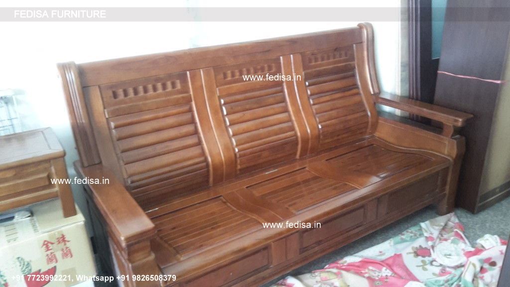 Wooden Sofa Set-0932