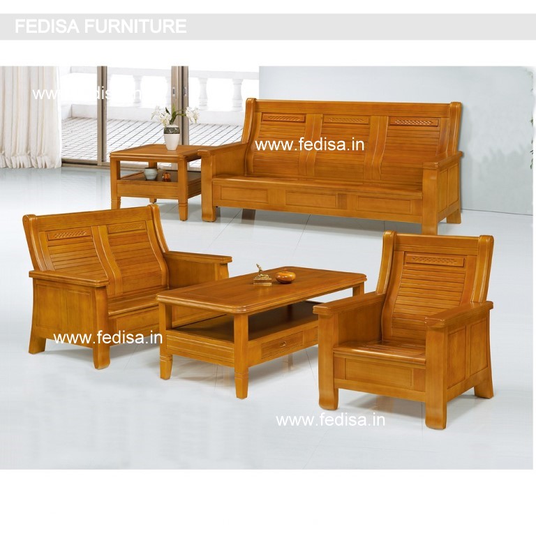 Wooden Sofa Set-0965