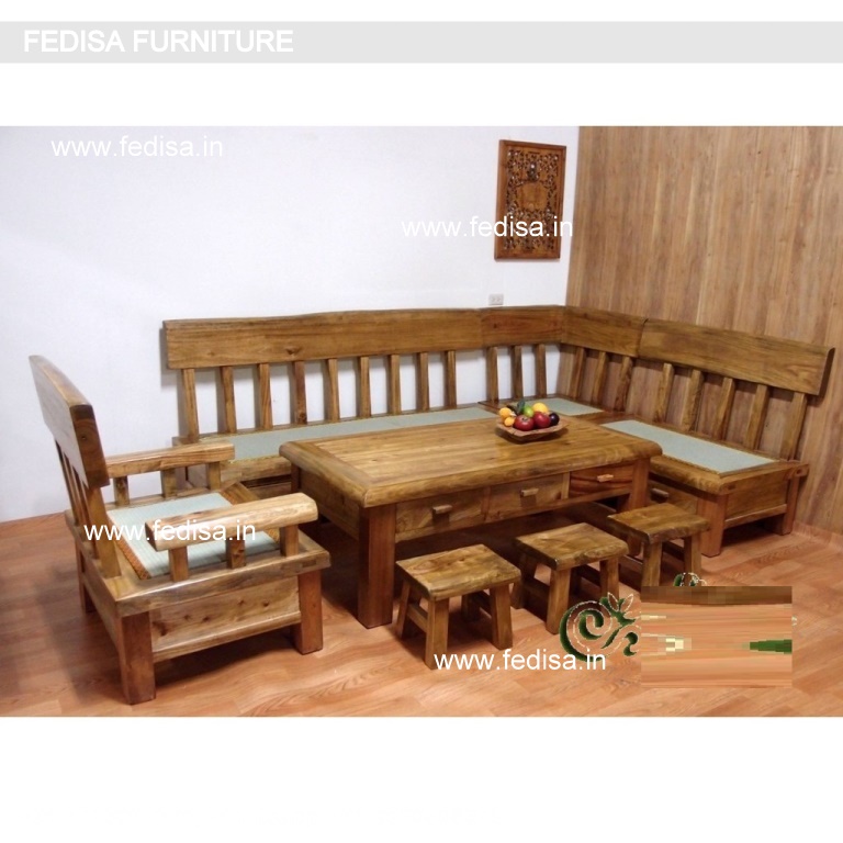 Wooden Sofa Set-0980