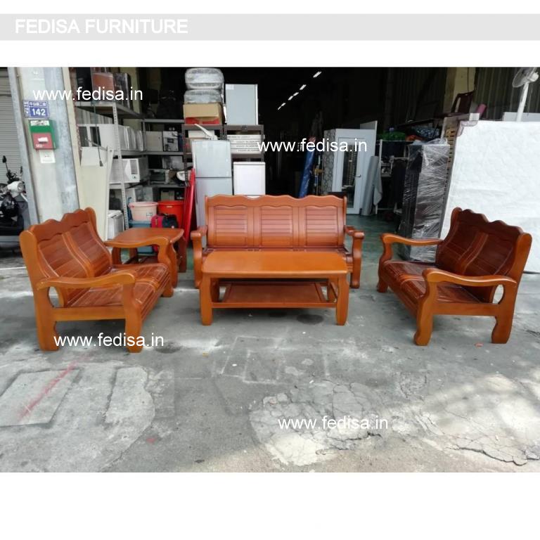 Wooden Sofa Set-0993