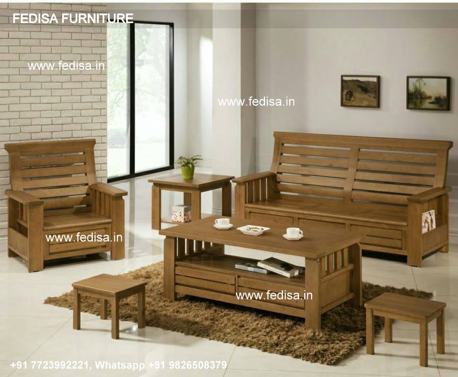Wooden Sofa Set-0996