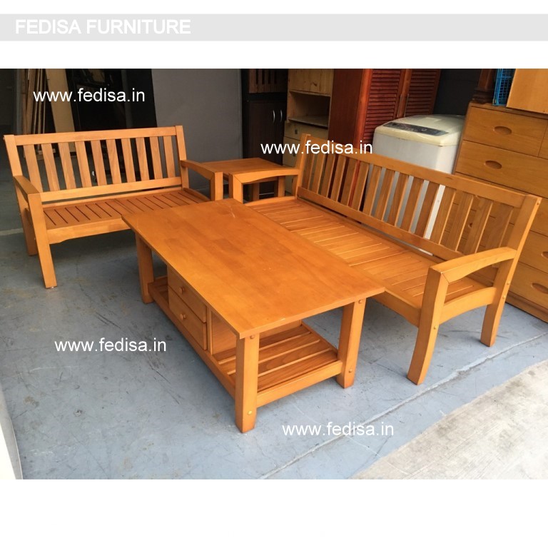 Wooden Sofa Set-1006