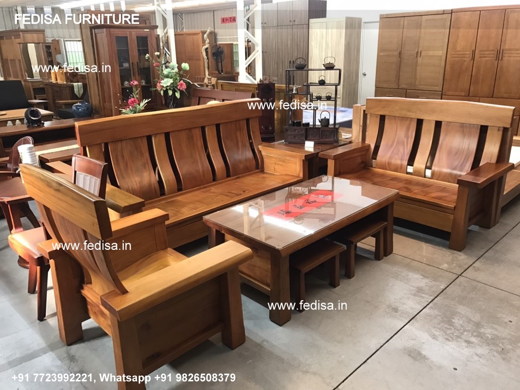 Wooden Sofa Set-1019
