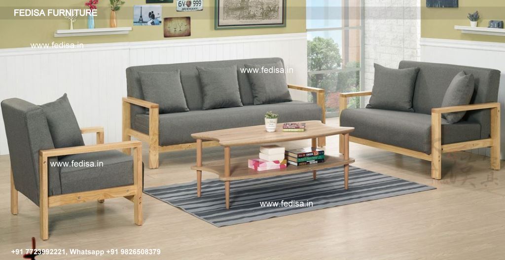 Wooden Sofa Set-1078