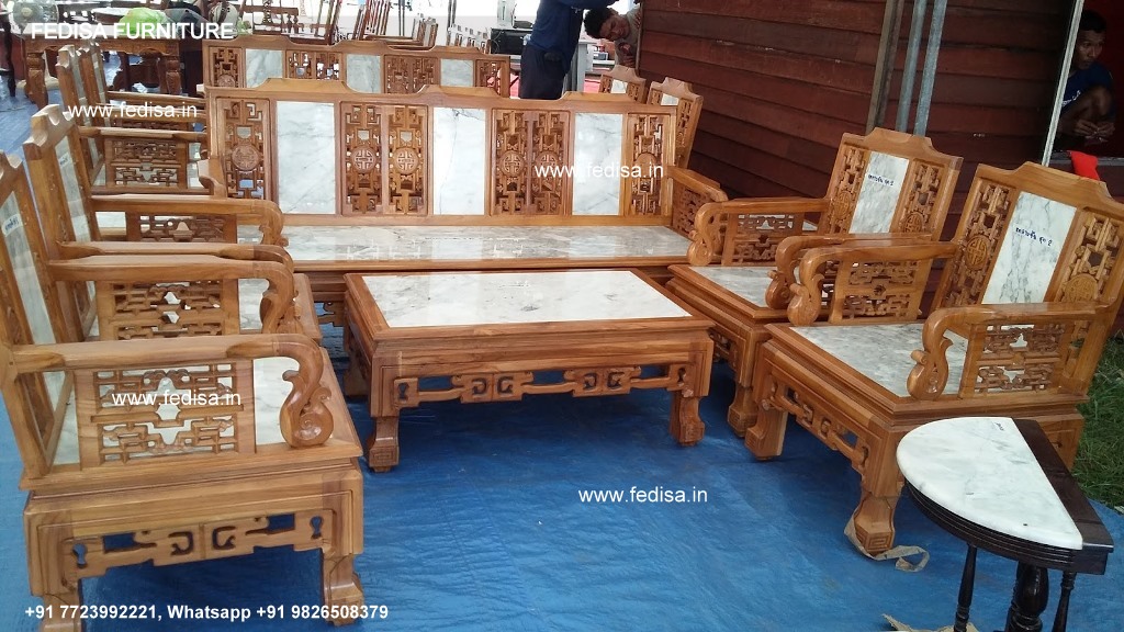 Wooden Sofa Set-1110