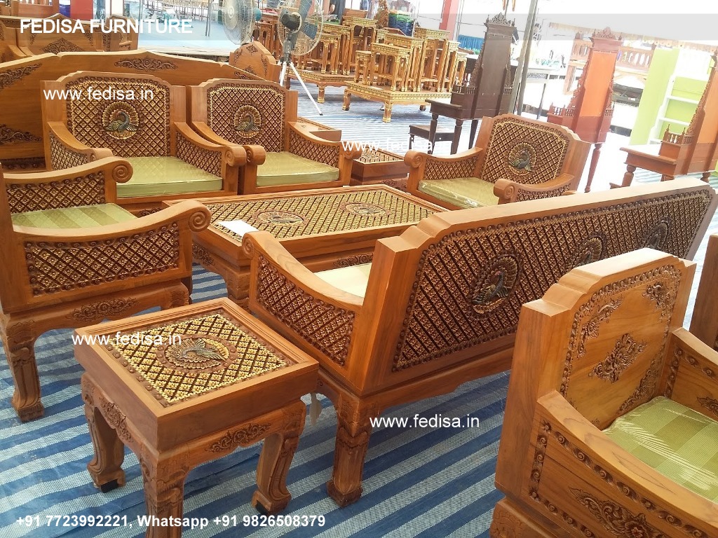 Wooden Sofa Set-1111