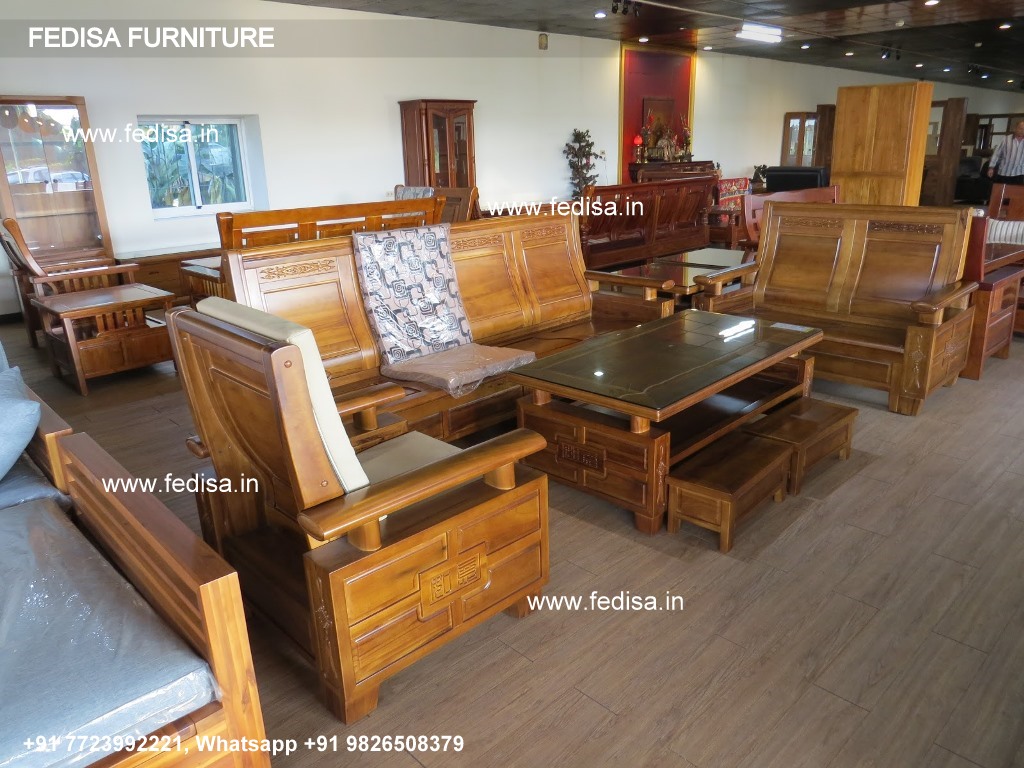 Wooden Sofa Set-1135