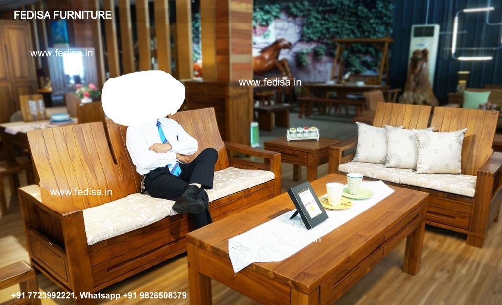 Wooden Sofa Set-1141