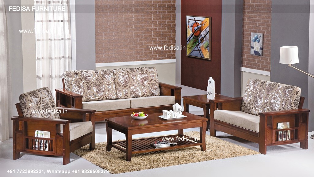 Wooden Sofa Set-1161