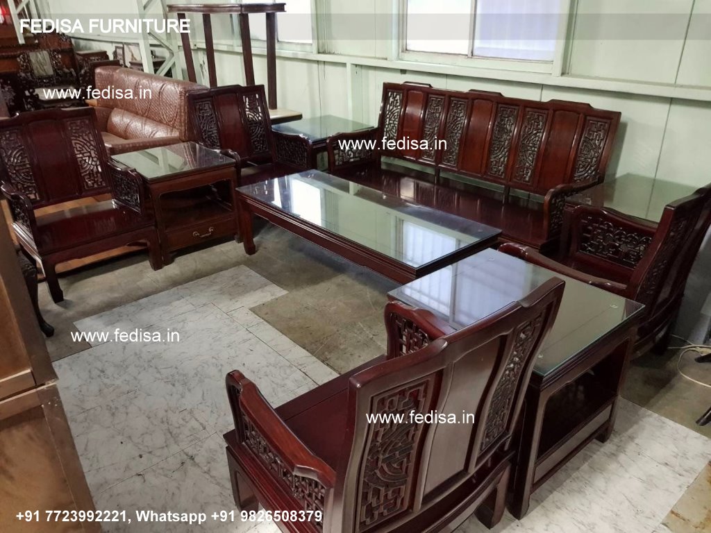 Wooden Sofa Set-1238