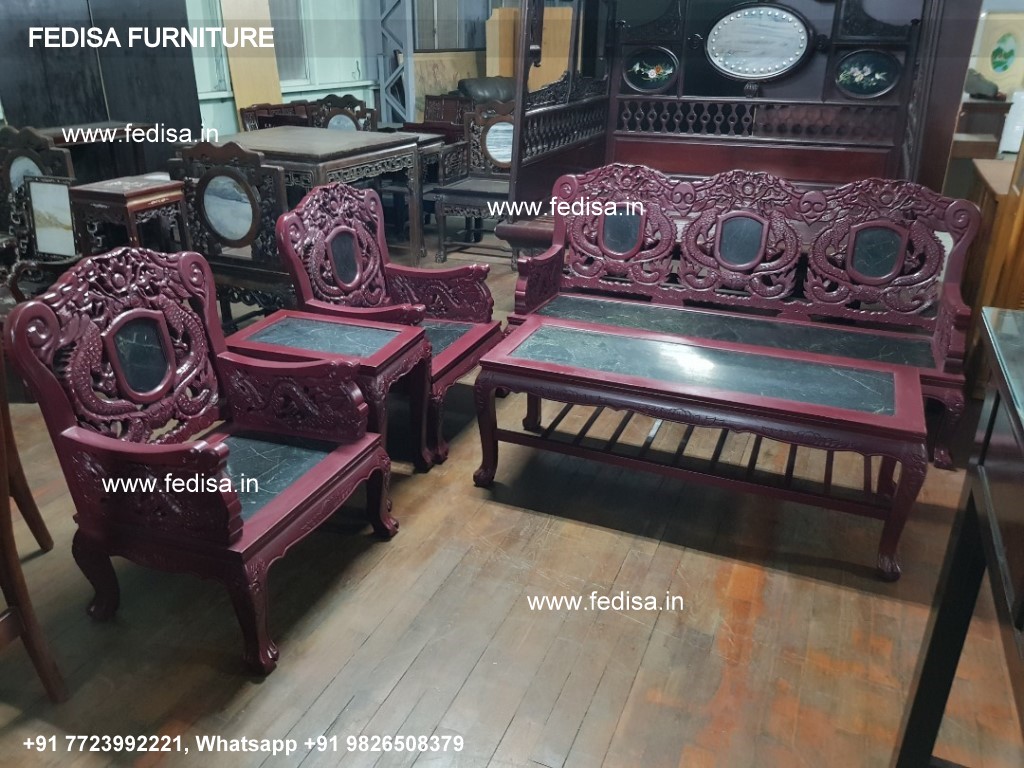 Wooden Sofa Set-1243