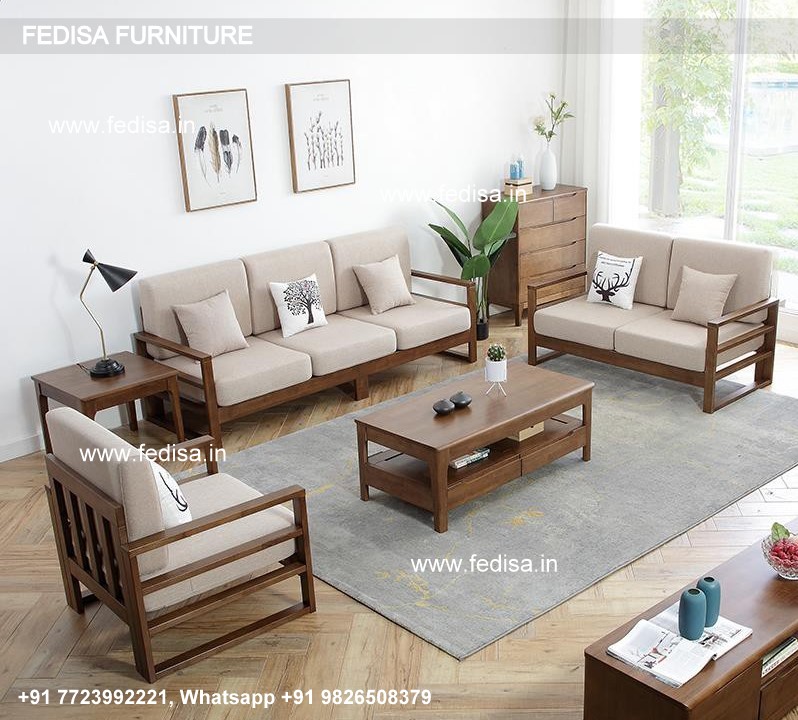 Wooden Sofa Set-1293
